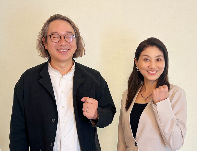 竹内嘉浩代表と土田美夏カウンセラー
